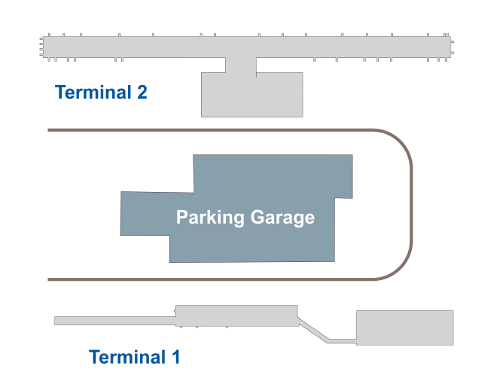 Raleigh-Durham Terminal Map